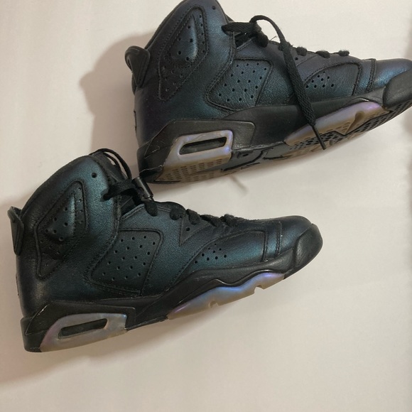 AIR JORDAN 6 RETRO 'ALL STAR - CHAMELEON' sz 4y - Picture 7 of 7